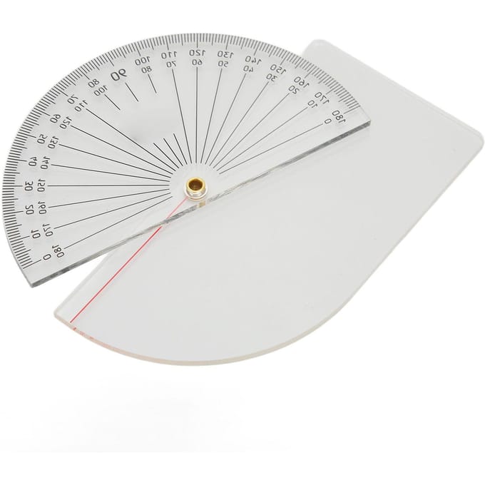 Goniomètre à articulations, échelle claire, mesure précise, outil goniomètre pour doigts transparent
