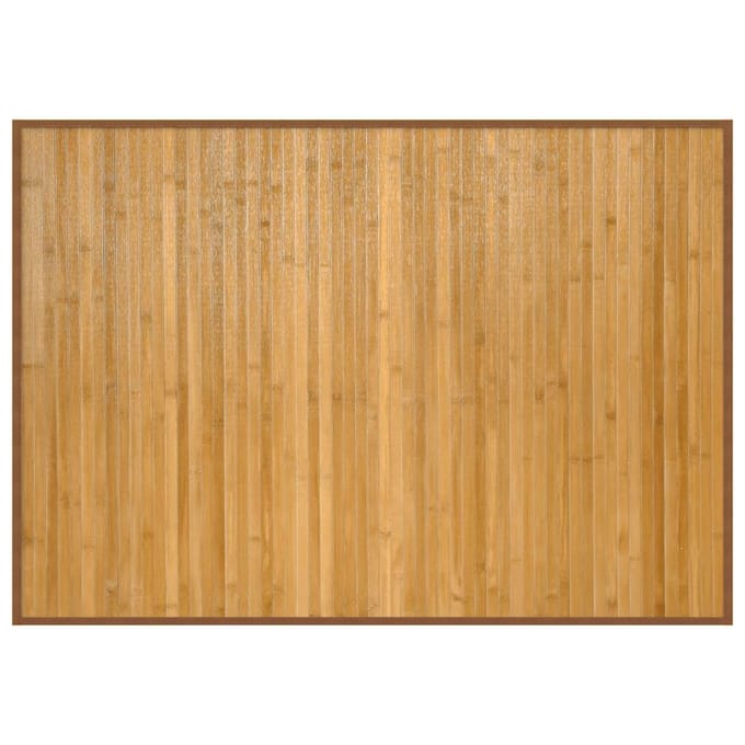 vidaXL - Vloerkleed - rechthoekig - 70x100 - cm - bamboe - naturel