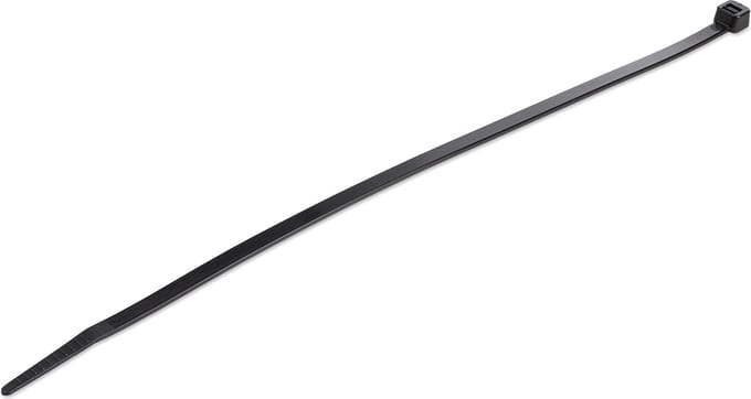 StarTech 250 mm Zwarte Kabelbinders - Nylon - 100 stuks