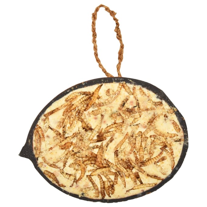 Vidaxl Karma Pour Oiseaux Dans Des Moitiés De Noix De Coco, 10 Pièces, 290 G