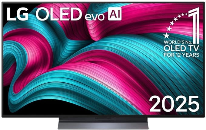 48 inch LG OLED evo AI C5 4K Smart TV 2025 - OLED48C56LB