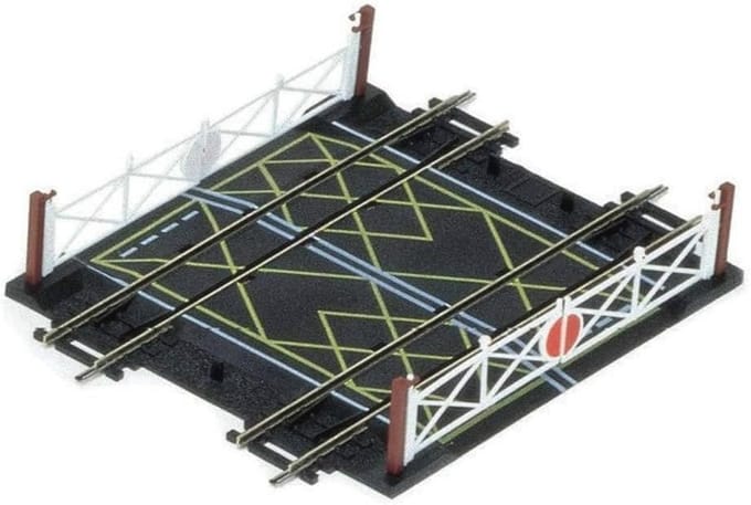 Dubbele Track Kruising voor Modelspoor - Extra Spoorstukken en Barrières - 1:76 Schaal