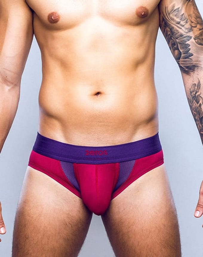 2EROS AKTIV Cronus Brief Beet Red - MAAT S - Heren Ondergoed - Slip voor Man - Mannen Brief