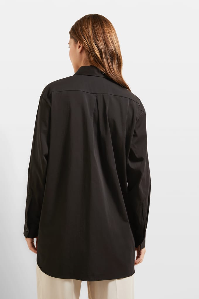 Bugatti Damen Blouse van stretchkatoen