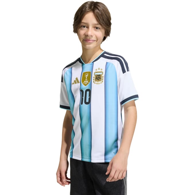 Adidas Argentina Truien/Replica's Kinder - Wit - Maat 123 - 129 CM - Poly Mesh