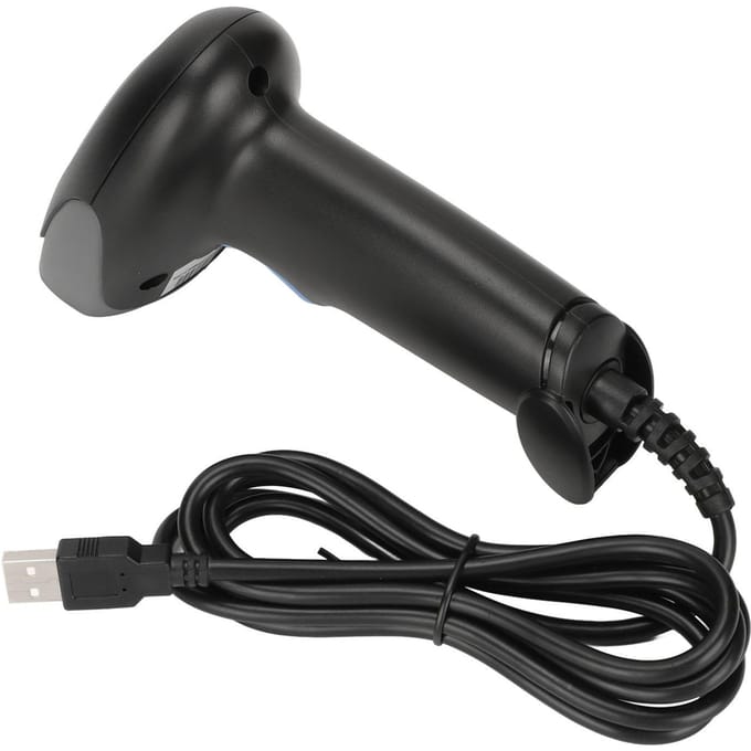 Scanner de codes-barres USB Général Transmission d'image globale IP54 Étanche à la poussière Étanche Ergonomique QR black