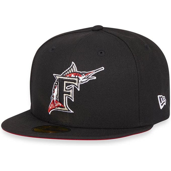 New Era MLB Florida Marlins World Series 1997 59fifty Fitted Pet Zwart
