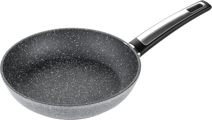Koekenpan - Bakinstrument - Dagelijks Koken - Steenlook Coating - Ø 28 cm - Assorti