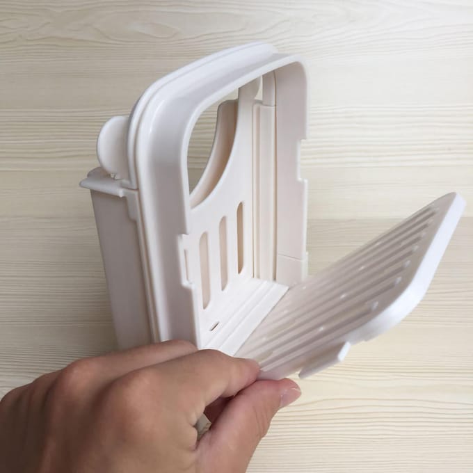 Brood Snijgereedschap ABS Plastic Brood Snijder Verstelbare Dikte Toast Handmatig Snijden gray