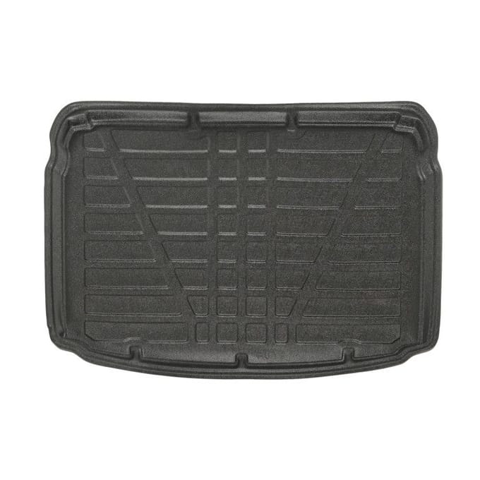 Bac de coffre sur mesure - SCOUTT - Skoda Fabia 3 (2014-2020) Hatchback - TPE noir mat - Antidérapant - Bords hauts