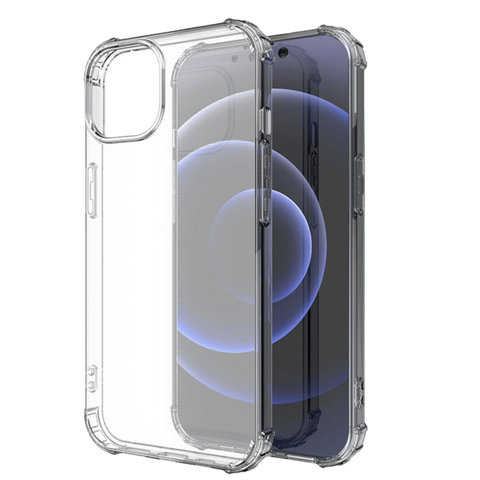CaseBody iPhone 13 Schokbestendig Hoesje Transparant