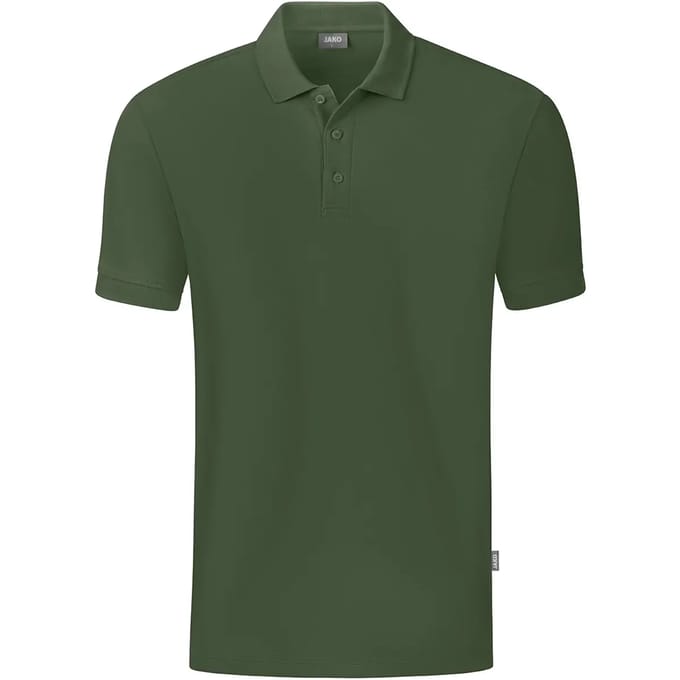 Jako Organic Polo Heren - Olijf | Maat: M