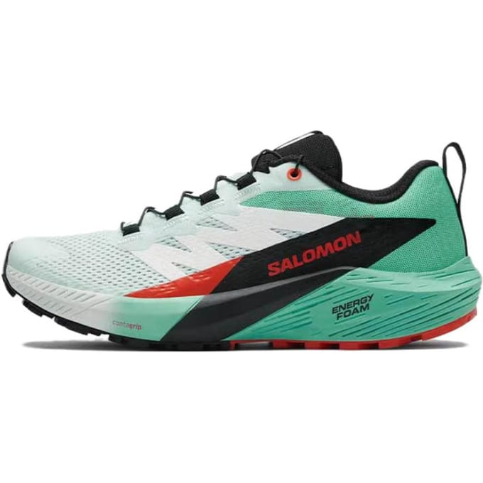 Chaussures de Trail Running SALOMON Sense Ride 5 Femme Vert Golfe 39 black