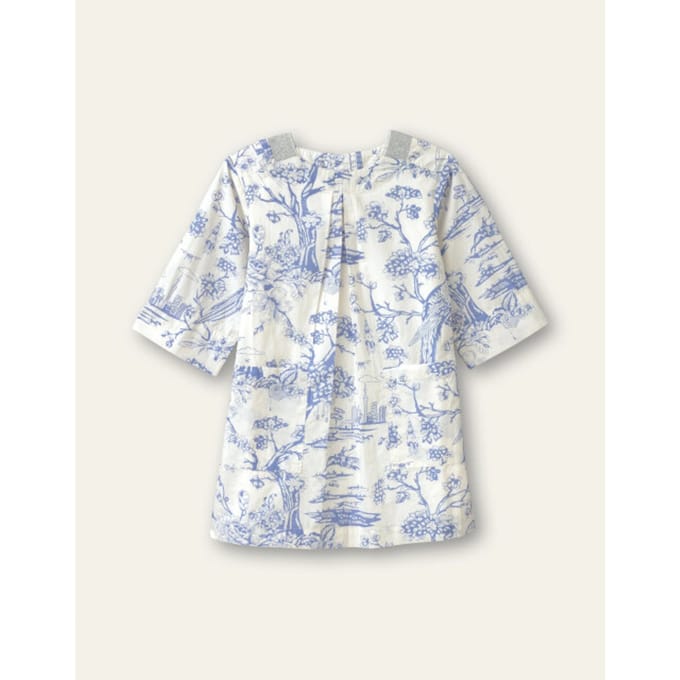 Oilily Douwe jurk- maat104/4yr Paars Impression