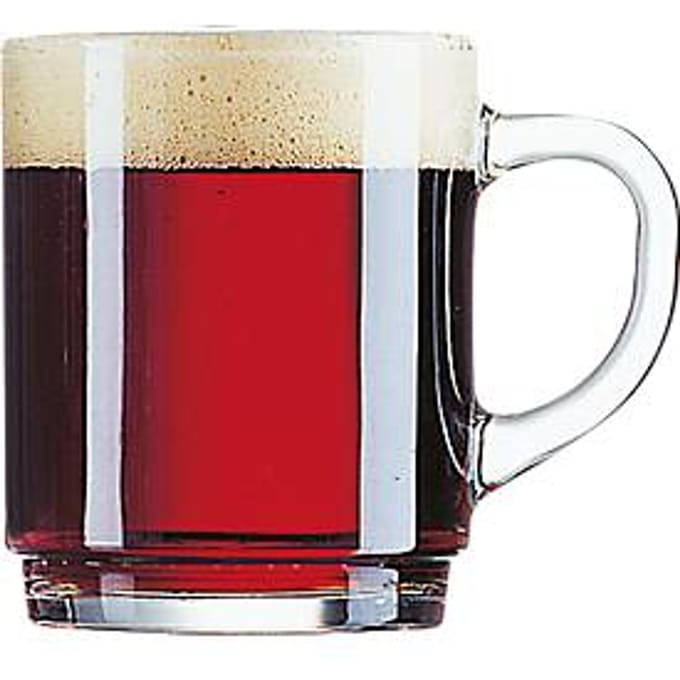 Arcoroc Daniel beker 0,25 L, gehard glas, vulopening 0,2 L, stapelbaar, H90×Ø72 mm, transparant, 12 st.