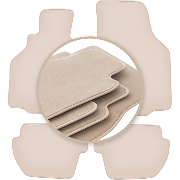 PREMIUM beige vloermatten voor: Porsche 911 type 996 coupé 1997-2004
