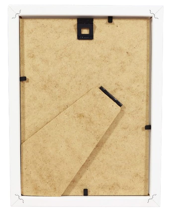 BD art Basic - Fotolijst - 10x15 cm - Staan en Hangen - Wit MDF