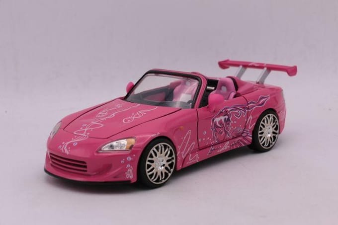 Suki's Honda S2000 2 Fast 2 Furious 2003 roze 1:24 Jada Toys