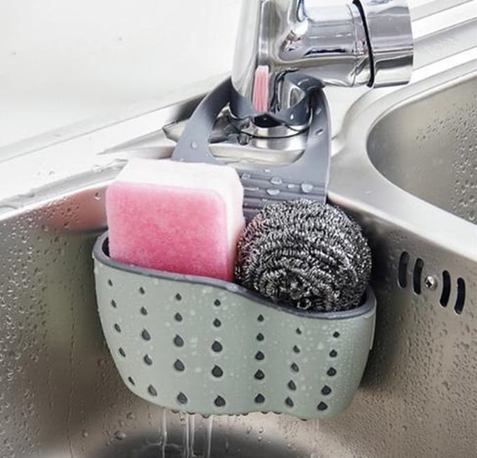 OPBERGMAND KEUKEN | Organizer | Spons houder | Keuken gadget | Groen