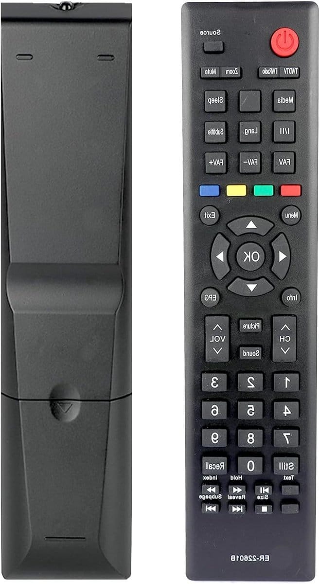 Afstandsbediening - TV Controller - TV Kijken - Geen Programmering Nodig - 10 Meter Bereik - Zwart