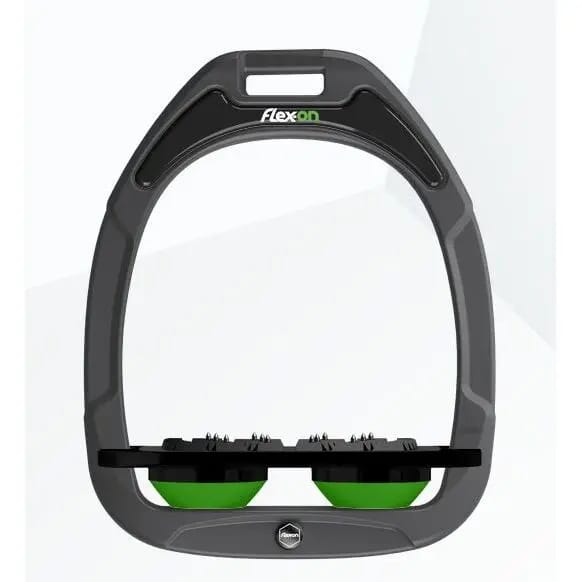 Ultra Grip Platte Hakken Antraciet/Zwart/Groen Flex-On Green Composite