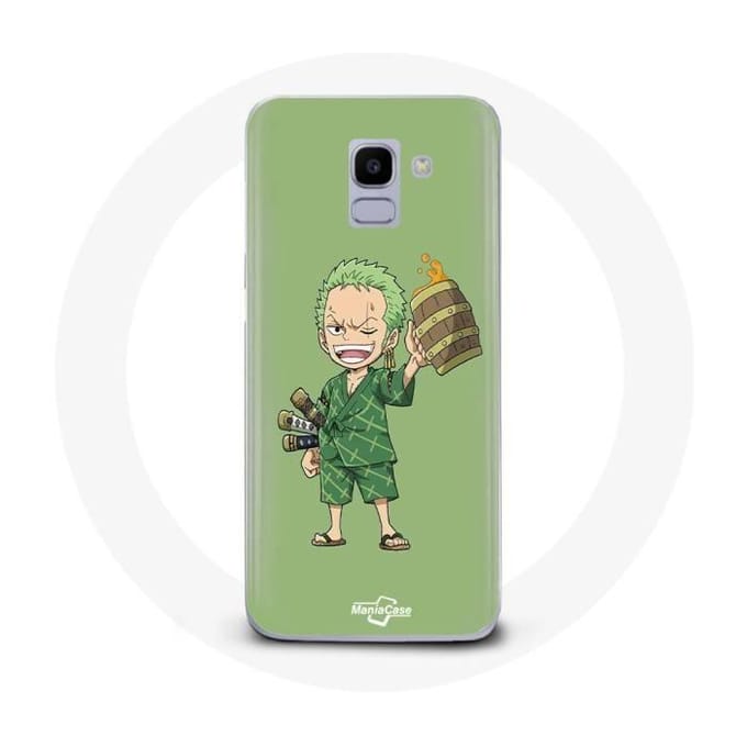 Hoesje voor Samsung Galaxy A6 2018 Manga Roronoa Zoro uit één stuk