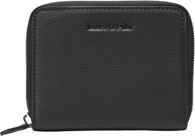 Marc O'Polo Portemonnee Ellis Zip Wallet Black Zwart
