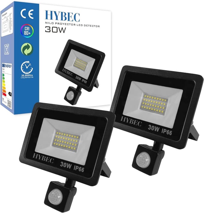 Led-spot met bewegingsmelder voor buiten - Energiezuinige buitenlamp