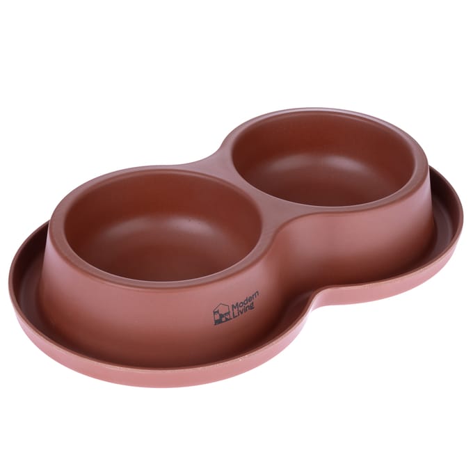 Modern Living dubbele kom Fujian 2x550ml hond
