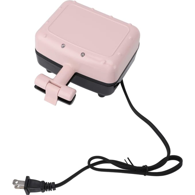 Mini Sandwichmachine ABS Dubbelzijdige Verwarmings Panini Pers Sandwichmaker voor Ontbijt Thuis L roze
