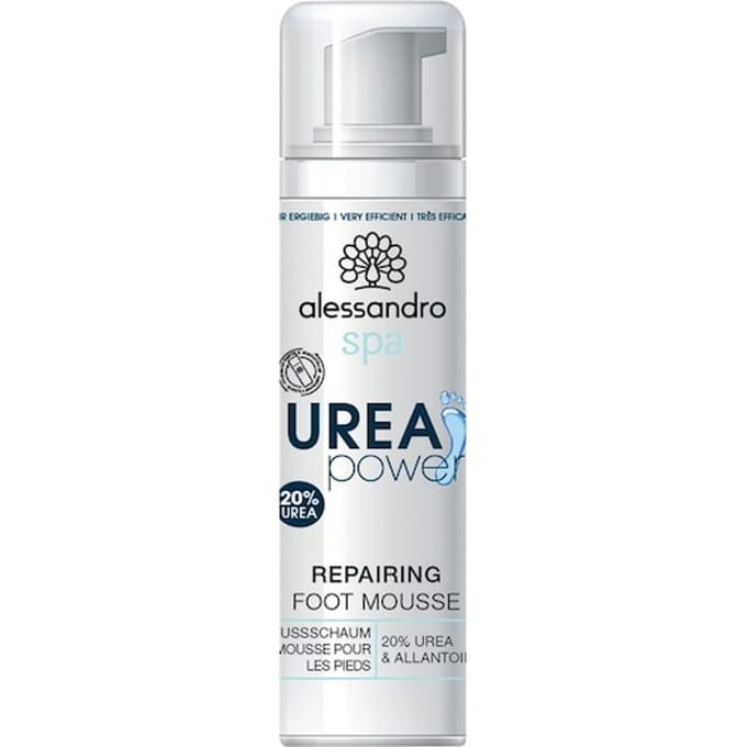 Alessandro Voetverzorging Herstellende voetmousse 20% urea Unisex 125 ml