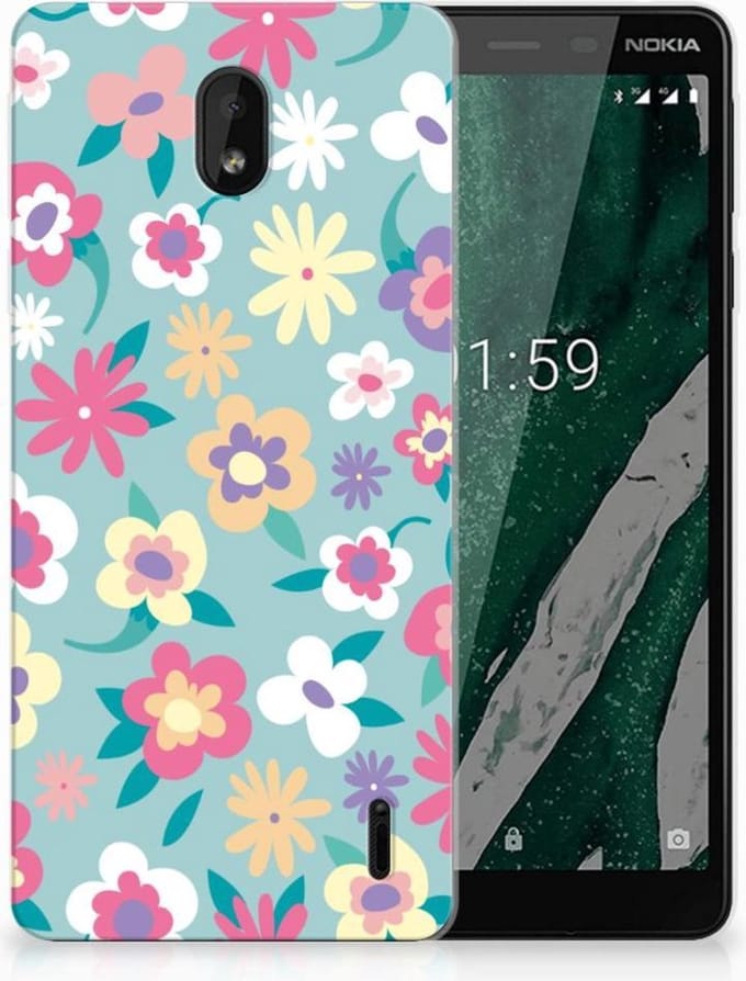 Nokia 1 Plus TPU Case Flower Power