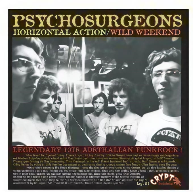 Psychosurgeons - Horizontal Action/Wild Weekend (7" Single)