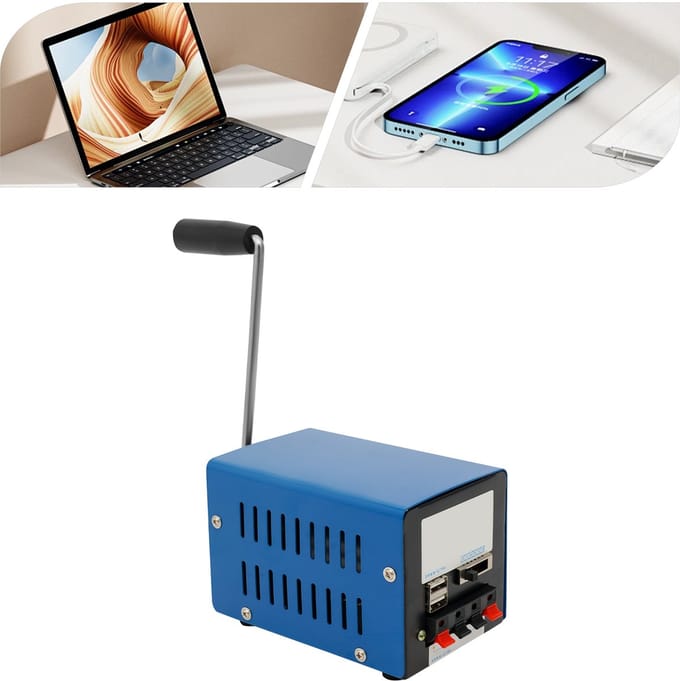 Handgenerator Crankgeneratoren 20W USB-Oplader Laaddynamotor Draagbare Noodgenerator Voor Buiten Kamperen