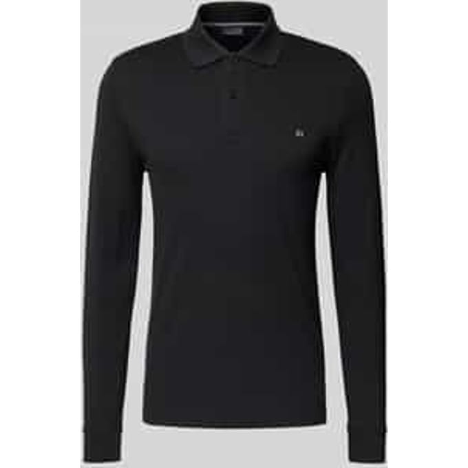 Poloshirt met labelstitching