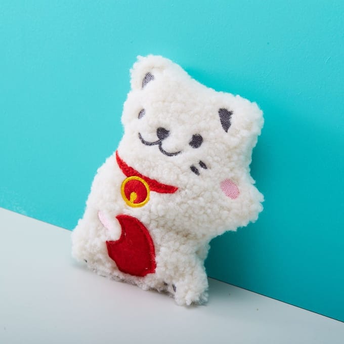 Bitten Design Lucky Cat Warmtekussen - Klein