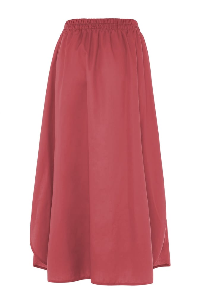 Devotion Twins Eutopia Long Skirt Poplin Rosewine Taglia: S | Maxi gonne Outlet | Donna | Rosa