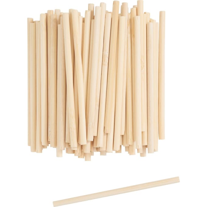 VBS Ronde staven van bamboe, 100 stuks