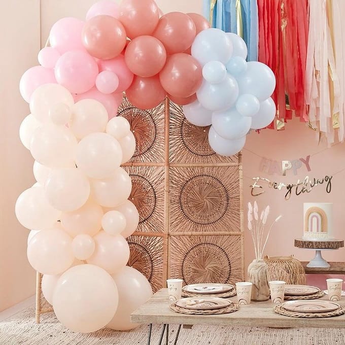 Ginger Ray - Balloon Arch - Muted Pastel Ballonboog Decoratie Kit