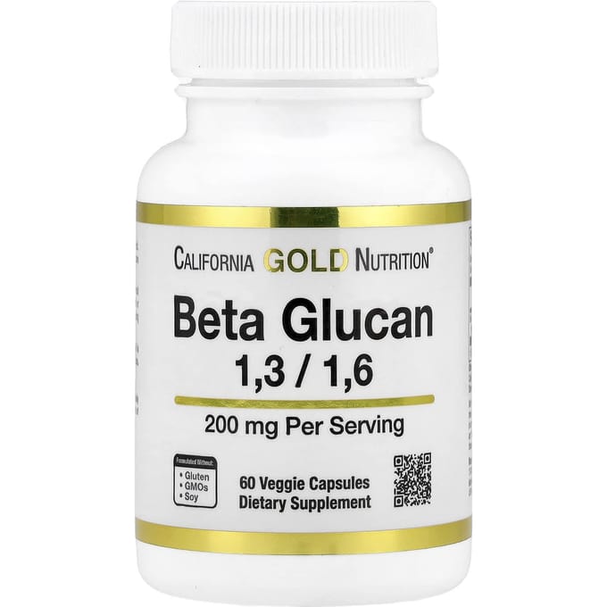 Lake Avenue Nutrition, Beta-glucaan 1-3, 1-6, 200 mg, 60 plantaardige capsules