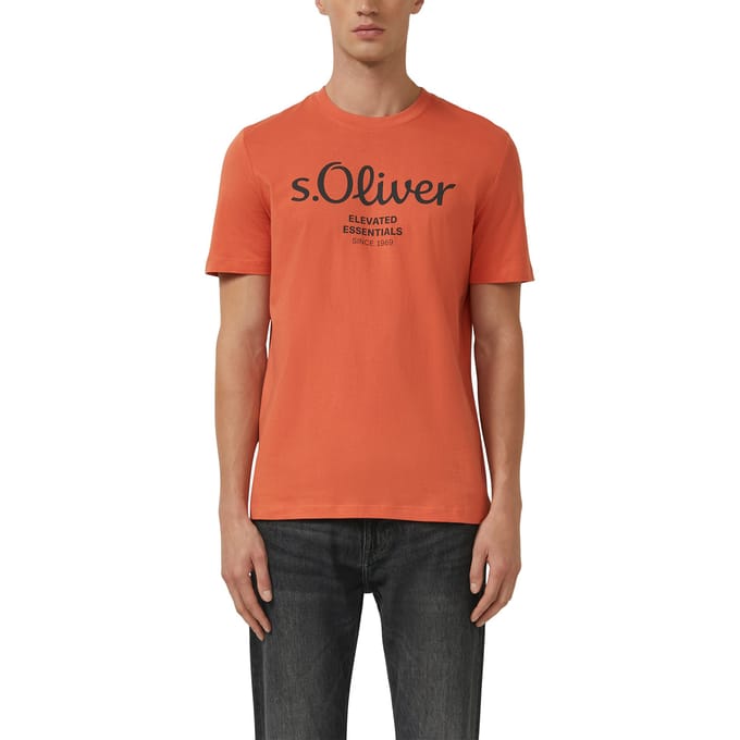 Regular fit T-shirt van puur katoen