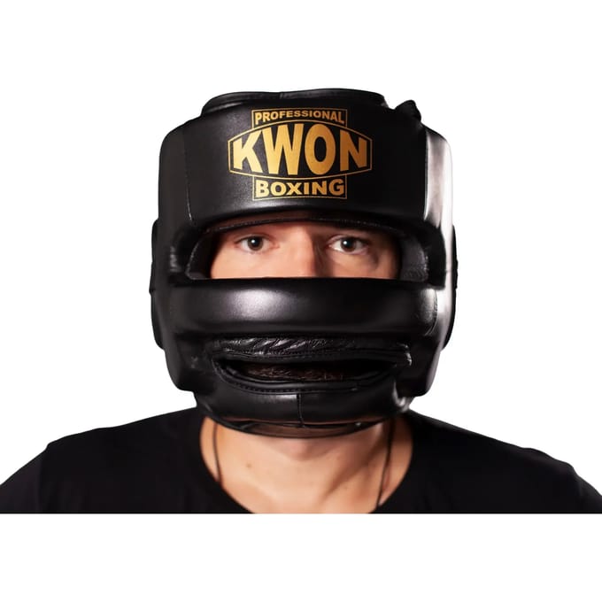 Bokshelm met neusklem Kwon Prof.Box.