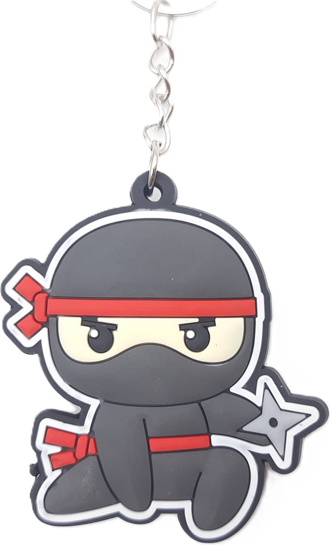 Sleutelhanger Ninja Rood | Japan Kawaii Kuties