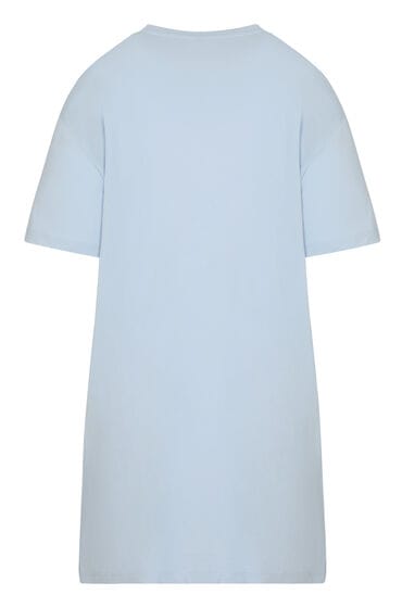Hunkemöller Roundneck Nightshirt Blauw
