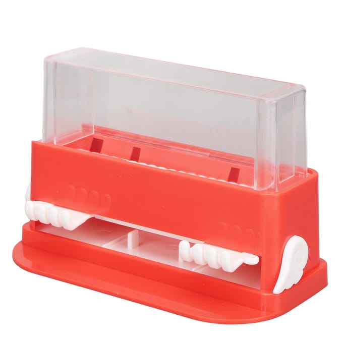 Micro Applicator Houder Doos Transparant Grote Capaciteit Plastic Tandheelkundige Applicator Borstel Dispenser rood
