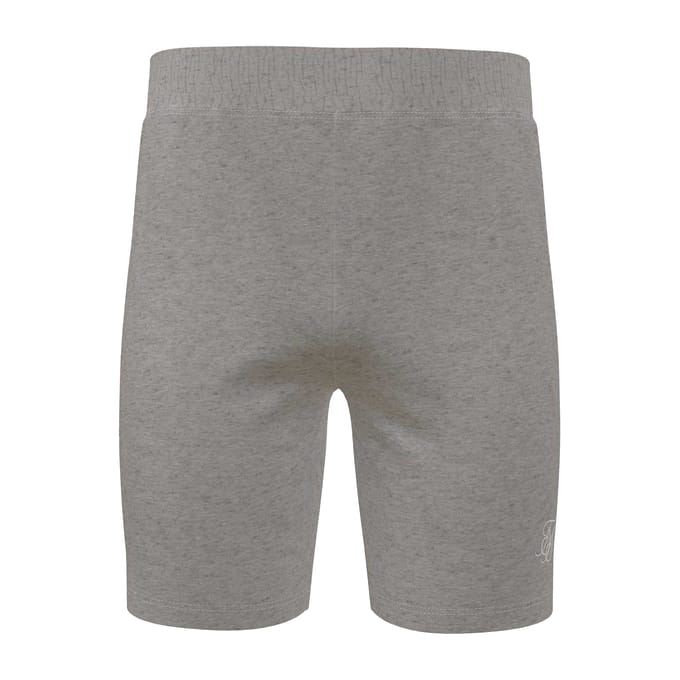 SikSilk Heren Jersey Relaxed Fit Cargo Shorts (Grijze Mergel)