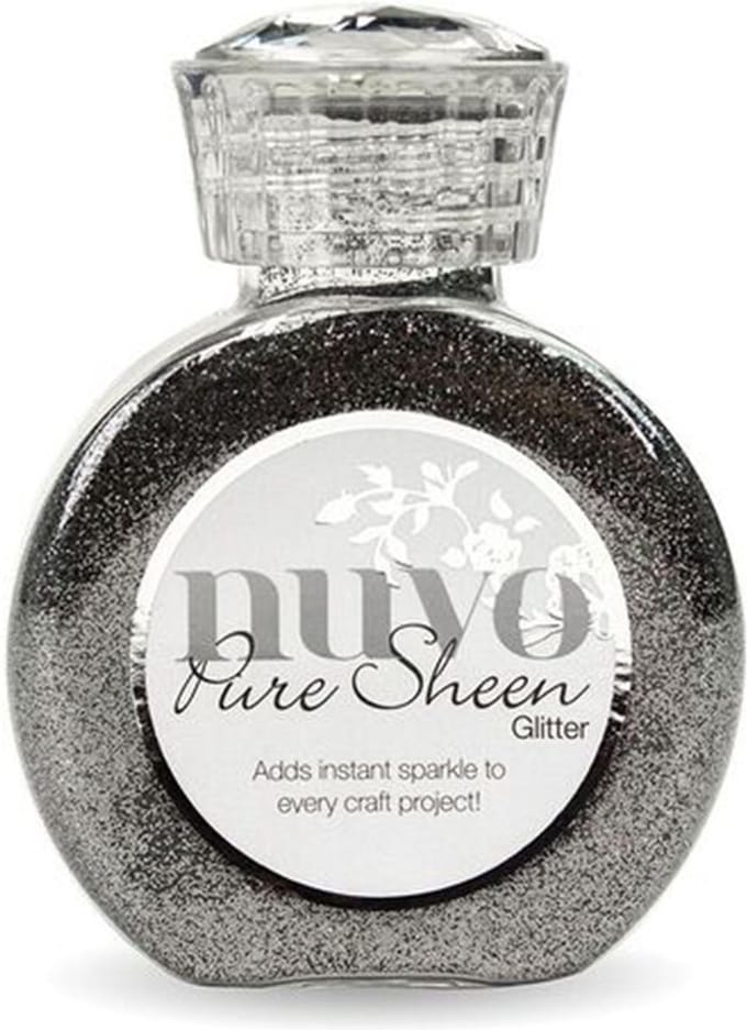 Nuvo Pure sheen glitter - steel grey