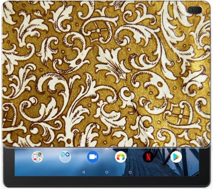 TPU Case Lenovo Tab E10 Barok Goud