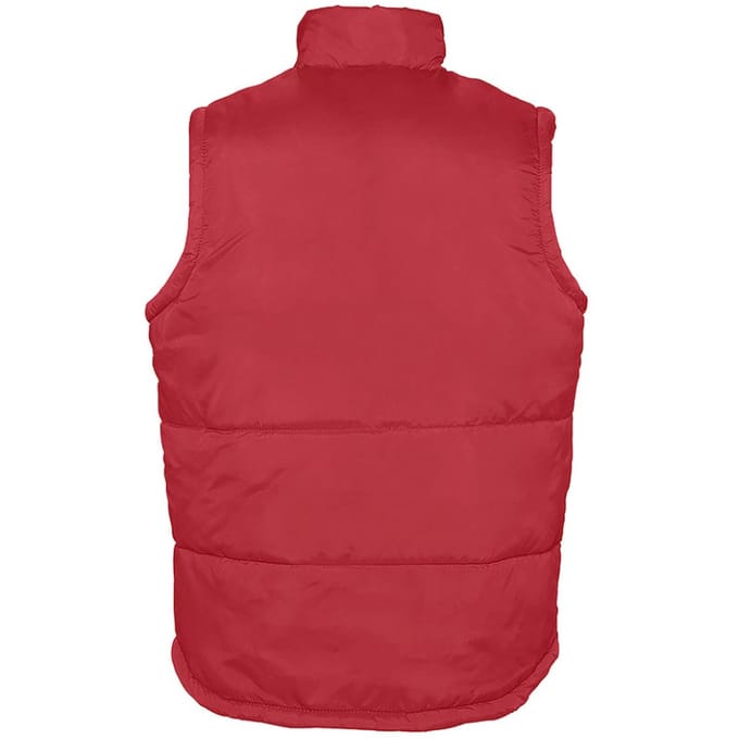 SOLS Warm Unisex Gewatteerd Bodywarmer Jasje (Rood)
