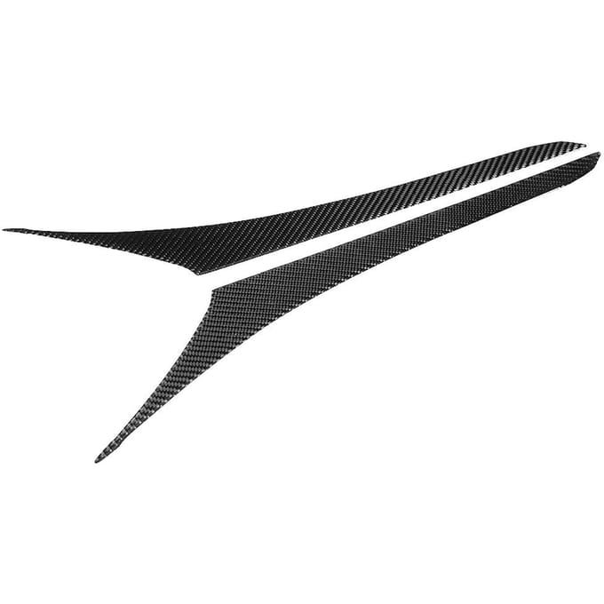 2pcs Intérieur de Voiture Fibre de Carbone Bande Décorative Latérale de Console Centrale Convient pour Lexus black